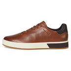 Cole Haan Men’s Brown Leather Sneakers – Casual Lace-Up Comfort Shoes with Black & White Contrast Sole, Perforated Lightweight Designer Fashion Sneakers, Sizes 11M, 11.5M, 12M, 13M