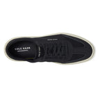 Cole Haan Men’s Black Casual Sneakers – Lightweight Lace-Up Fashion Tennis Shoes with White Rubber Sole, Comfortable Everyday Walking Shoes for Men, Sizes 11M, 11.5M, 12M, 13M