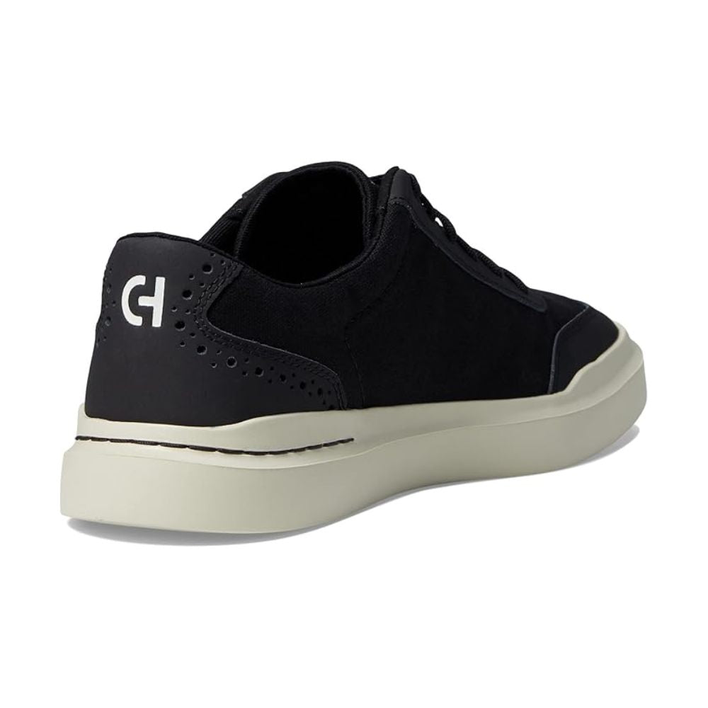 Cole Haan Men’s Black Casual Sneakers – Lightweight Lace-Up Fashion Tennis Shoes with White Rubber Sole, Comfortable Everyday Walking Shoes for Men, Sizes 11M, 11.5M, 12M, 13M