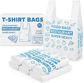 HDPE Restaurant Takeout Bags S-M-L Sizes – Durable High-Density Plastic Carry Bags, Leak-Resistant Food Service Packaging, 250 pcs/Case, Ideal for Restaurants, Takeaway & Grocery Use