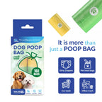 HDPE Pet Poop Bags – Leak-Proof Dog Waste Bags, 9x13 Inch, 13 Mic, Tear-Resistant, 20 Bags per Roll, 45 Rolls per Box, Ideal for Dogs, Pets & Outdoor Use