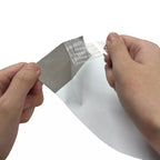 Poly Mailing Bags 12 x 15.5 Inch – 2 Mil White/Gray Shipping Mailers with Self-Seal Adhesive Strip, Tear-Resistant Waterproof Packaging Bags for E-commerce, Shipping & Packaging