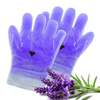 Lavender Paraffin Wax Gloves (6/12 Pairs), Moisturizing Spa Treatment Gloves for Hands, Hydrating & Softening Hand Mask, Disposable Wax Therapy Gloves, Relaxing Home Spa Care
