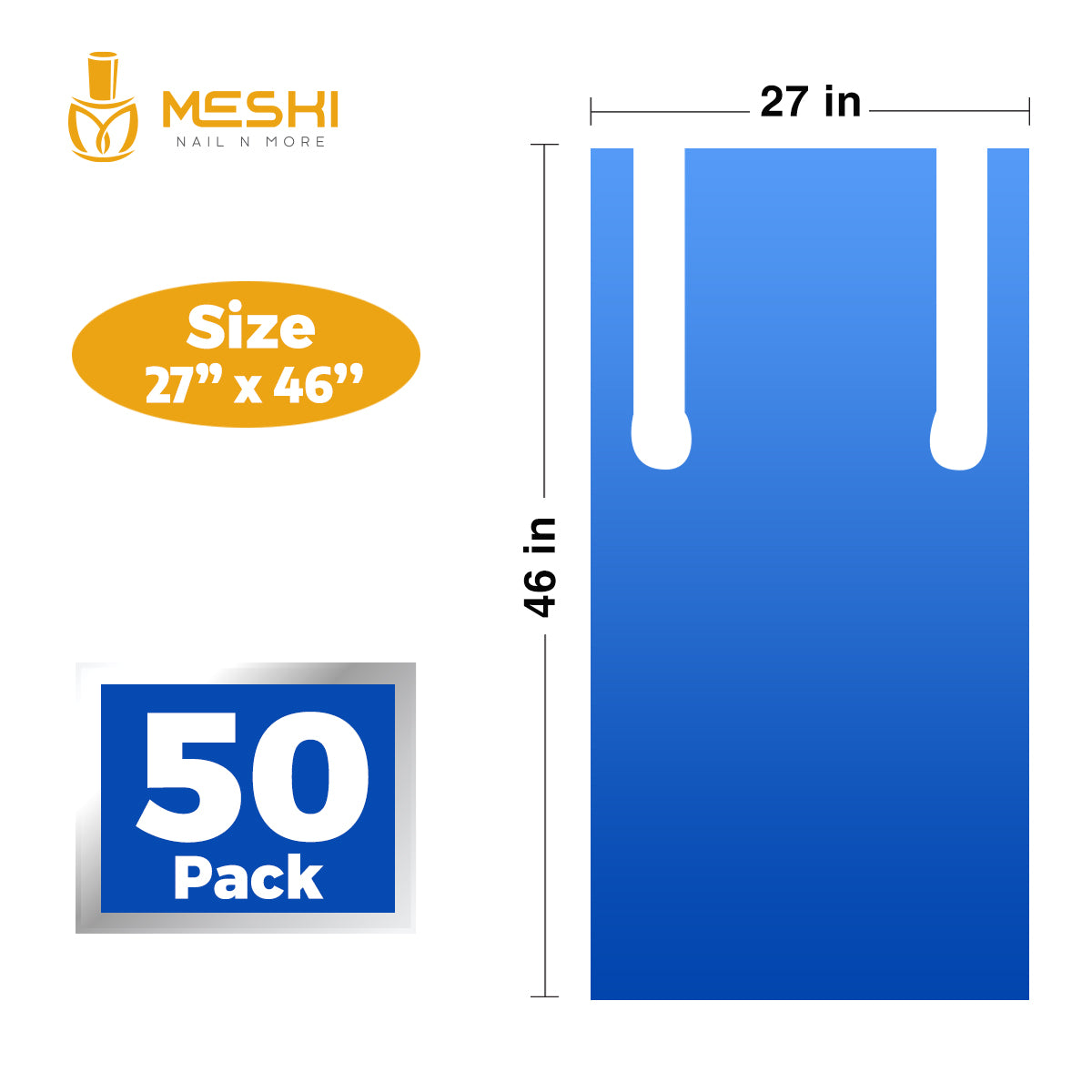 Disposable Polyethylene Aprons – Waterproof, Lightweight & Durable Plastic Aprons with Long Ties | Tear-Resistant Protection for Salon, Food Service & Cleaning Use
