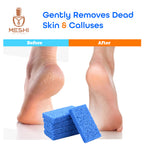 Blue Pumice Stone Foot File 9 x 4.5 x 1.3 cm – New Shape Pedicure Callus Remover, Durable Exfoliating Foot Care Tool, 300 pcs/Case, Ideal for Salon & Home Use