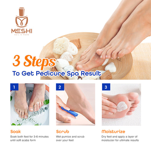 Blue Pumice Stone Foot File 9 x 4.5 x 1.3 cm – New Shape Pedicure Callus Remover, Durable Exfoliating Foot Care Tool, 300 pcs/Case, Ideal for Salon & Home Use