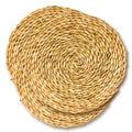 Round Woven Placemats Set, Natural Straw Table Mats 8.3” (21 cm), Heat-Resistant & Easy to Clean, Non-Slip Rustic Dining Table Decor for Kitchen, Dining & Home