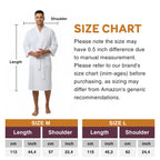 Waffle Weave Cotton Bathrobe for Men & Women – Lightweight Kimono Spa Robe with Adjustable Belt & Pockets, Quick-Dry, Absorbent, Hotel & Home Use, Sizes M-L
