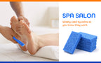 Blue Pumice Stone Foot File 9 x 4.5 x 1.3 cm – New Shape Pedicure Callus Remover, Durable Exfoliating Foot Care Tool, 300 pcs/Case, Ideal for Salon & Home Use