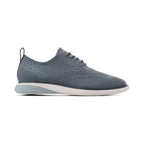 Cole Haan Men’s Energyweave Oxford Blue Knit Dress Shoes – Lightweight GrandEvolution Wingtip Oxford with White Sole, Casual Business Comfort Shoes, Sizes 11M,11.5M,12M,13M
