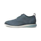 Cole Haan Men’s Energyweave Oxford Blue Knit Dress Shoes – Lightweight GrandEvolution Wingtip Oxford with White Sole, Casual Business Comfort Shoes, Sizes 11M,11.5M,12M,13M