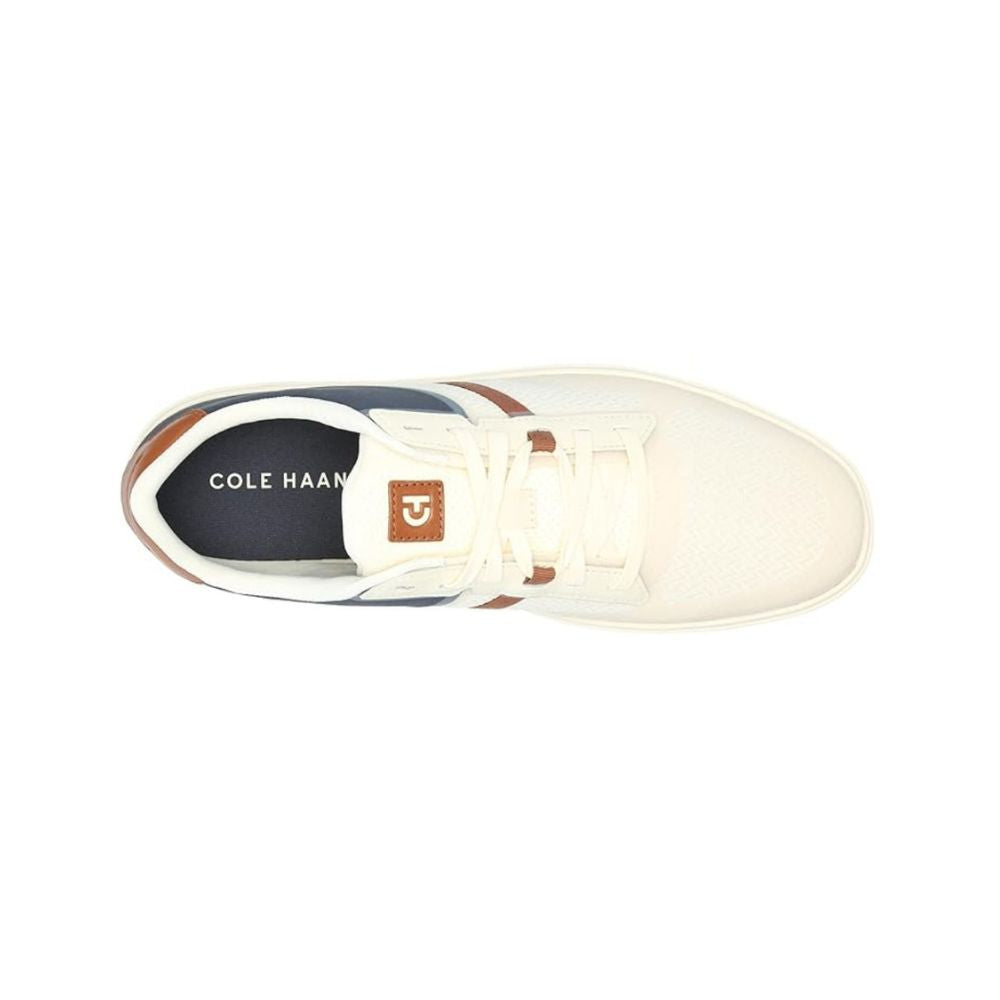 Cole Haan Men’s Blue & White Casual Sneakers – Lightweight Lace-Up Fashion Tennis Shoes with White Rubber Sole, Comfortable Everyday Walking Shoes for Men, Sizes 11, 11.5, 12, 12.5, 13