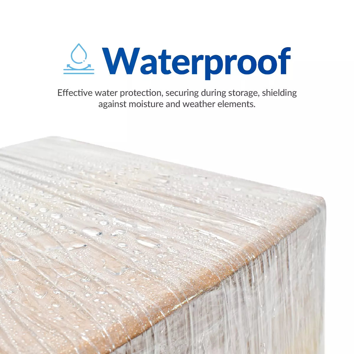 Hand Stretch Film 18 Inch x 1500 Ft – Heavy Duty Clear PE Stretch Wrap, 80 Gauge, Industrial Pallet Wrap Film, Tear-Resistant, Shipping & Storage, 4 Rolls per Carton
