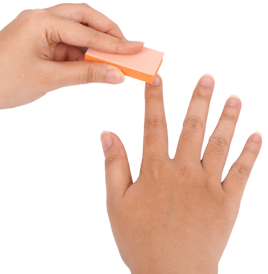 Mini Long Buffer Blocks (12/1000 pcs) – Orange Buffing Blocks for Nail Care, 2.36in x 1.18in x 0.39in, Ideal for Acrylic and Natural Nails, Professional Manicure and Pedicure Tools