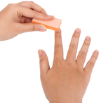 Mini Long Buffer Blocks (12/1000 pcs) – Orange Buffing Blocks for Nail Care, 2.36in x 1.18in x 0.39in, Ideal for Acrylic and Natural Nails, Professional Manicure and Pedicure Tools