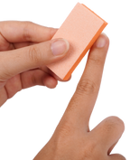 Mini Long Buffer Blocks (12/1000 pcs) – Orange Buffing Blocks for Nail Care, 2.36in x 1.18in x 0.39in, Ideal for Acrylic and Natural Nails, Professional Manicure and Pedicure Tools