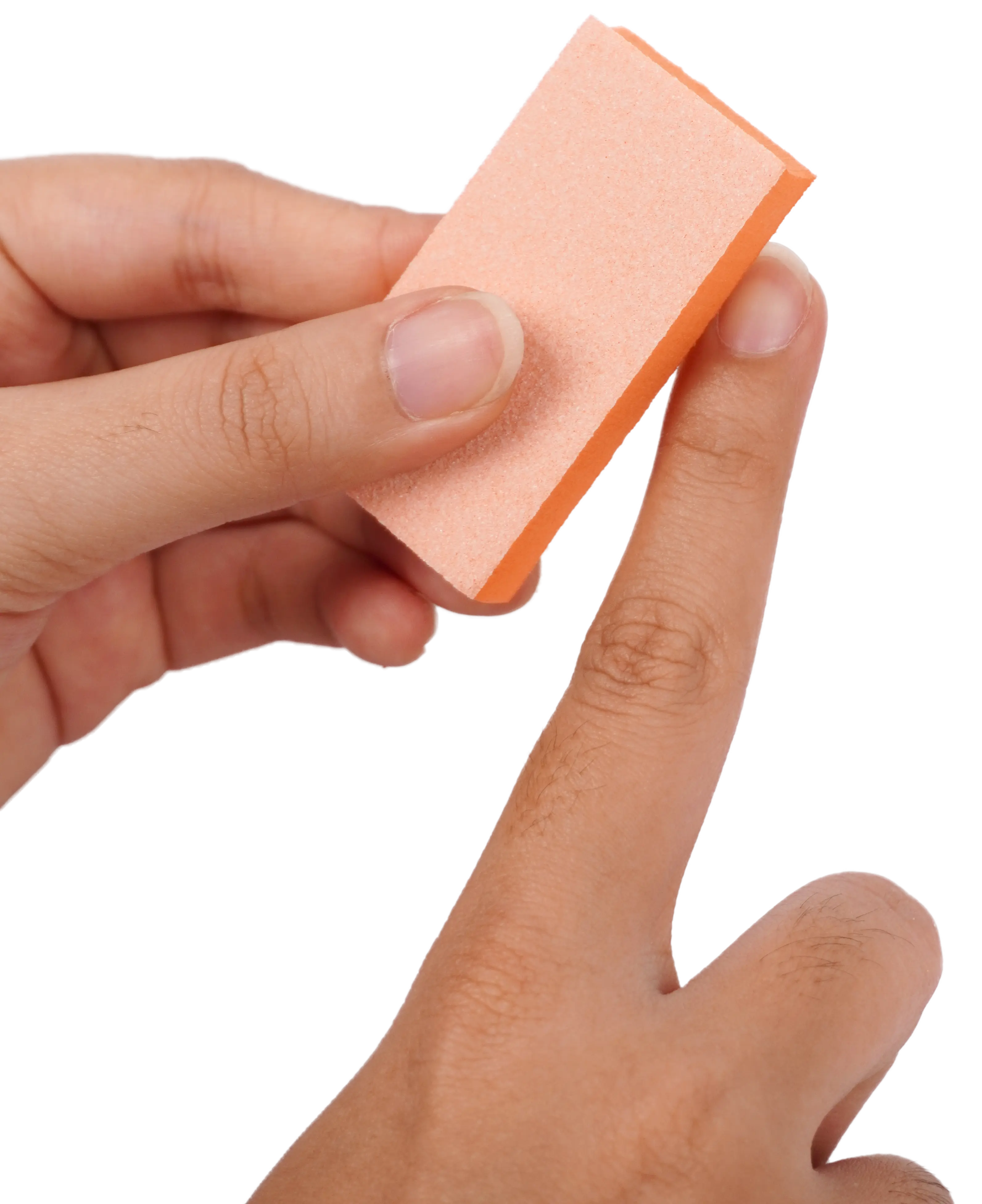 Mini Long Buffer Blocks (12/1000 pcs) – Orange Buffing Blocks for Nail Care, 2.36in x 1.18in x 0.39in, Ideal for Acrylic and Natural Nails, Professional Manicure and Pedicure Tools