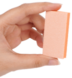 Mini Long Buffer Blocks (12/1000 pcs) – Orange Buffing Blocks for Nail Care, 2.36in x 1.18in x 0.39in, Ideal for Acrylic and Natural Nails, Professional Manicure and Pedicure Tools
