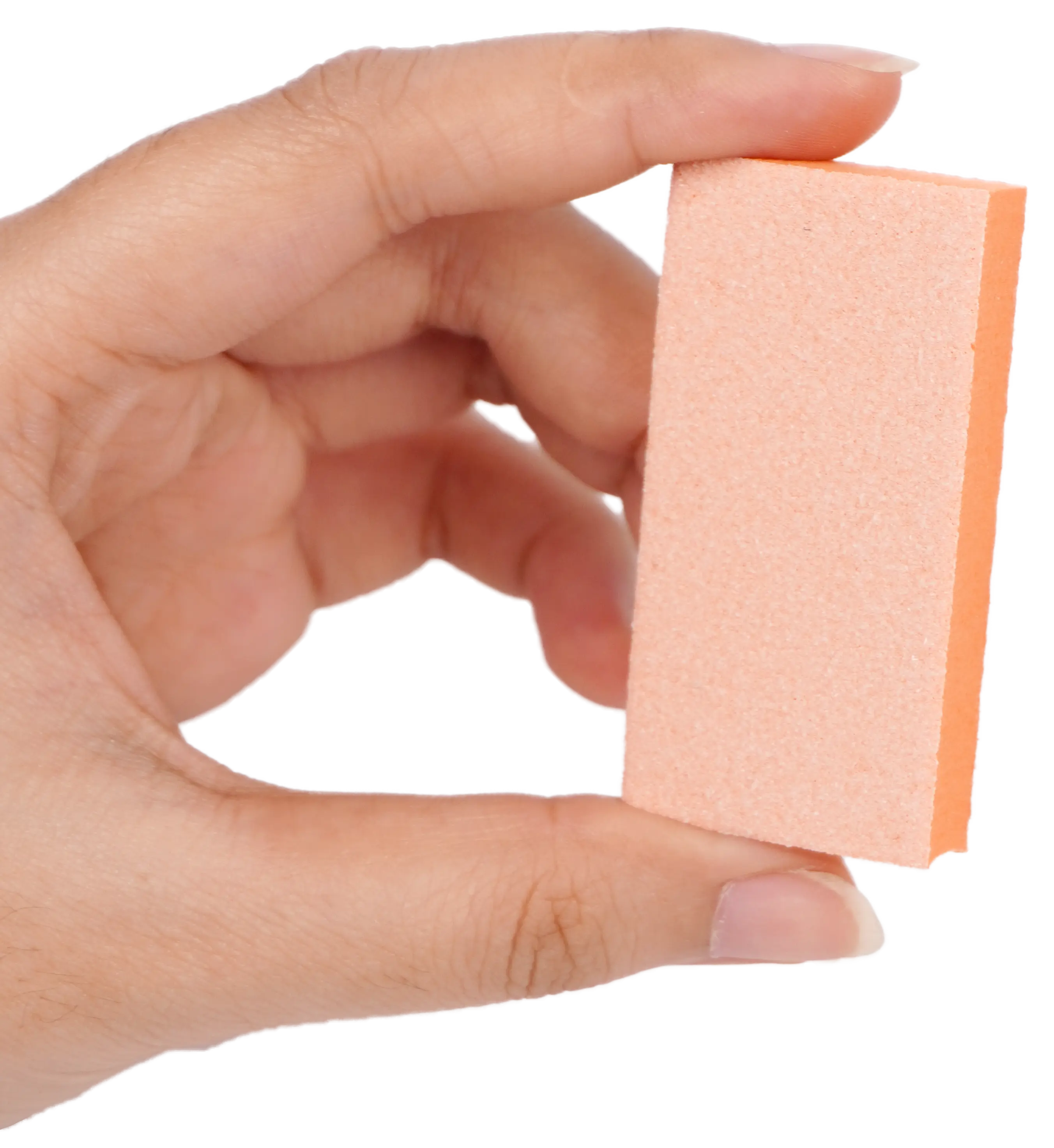 Mini Long Buffer Blocks (12/1000 pcs) – Orange Buffing Blocks for Nail Care, 2.36in x 1.18in x 0.39in, Ideal for Acrylic and Natural Nails, Professional Manicure and Pedicure Tools