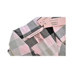 Victoria’s Secret Pink & Black Plaid Pajama Set for Women – Soft Button-Up Sleepwear Lounge Set