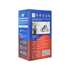 HDPE Drawstring Trash Bags – Heavy-Duty 13 Gallon White Waste Bags with Interleaf, 24in x 27in x 18mic, Tear-Resistant & Leak-Proof, 22 Bags per Roll, 4 Rolls/Case, Ideal for Home, Office, and Commercial Use
