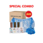 Disposable Spa Liner Combo Offer – Clear/Blue + Free Gel Nail