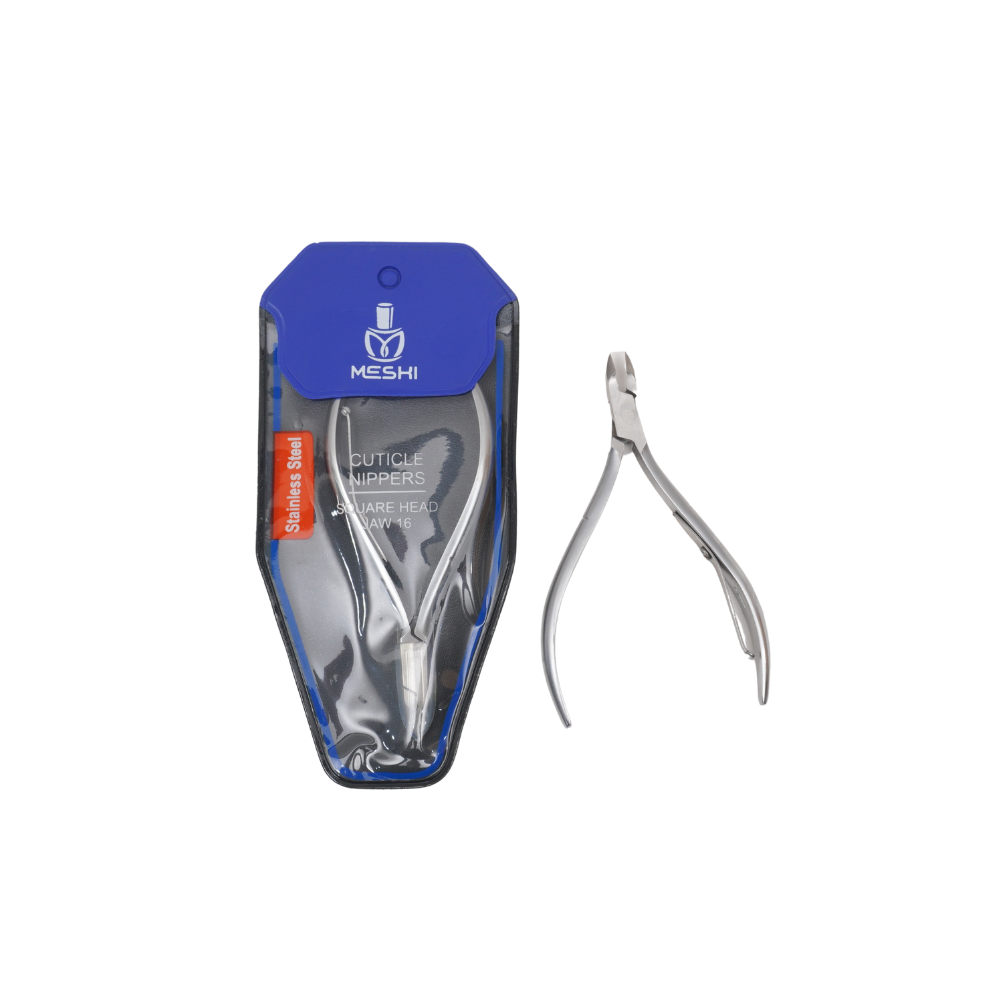 Cuticle Nippers – Stainless Steel Professional Nail Clippers, Sharp Cuticle Remover for Fingernails and Toenails, Available in Blue and Red