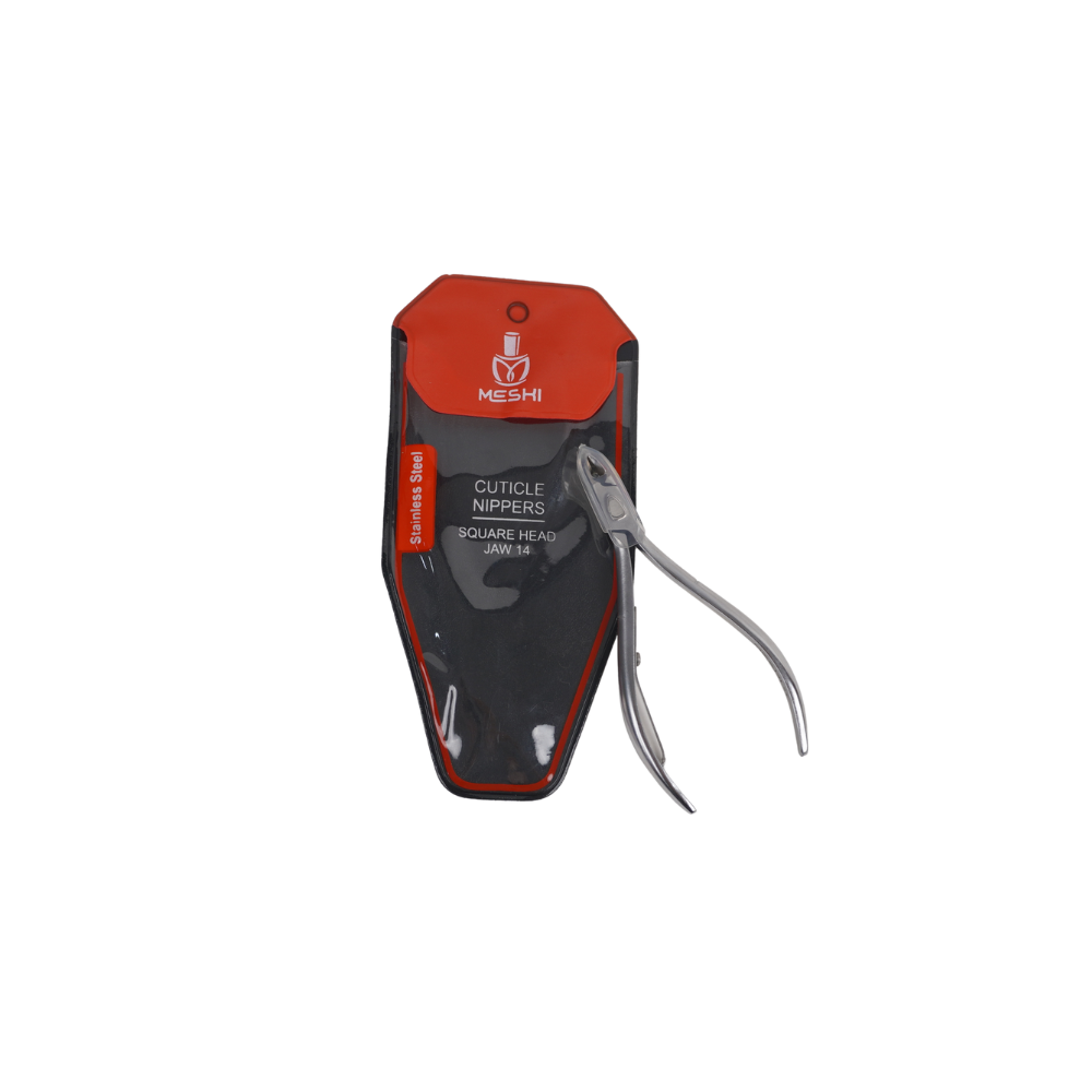 Cuticle Nippers – Stainless Steel Professional Nail Clippers, Sharp Cuticle Remover for Fingernails and Toenails, Available in Blue and Red