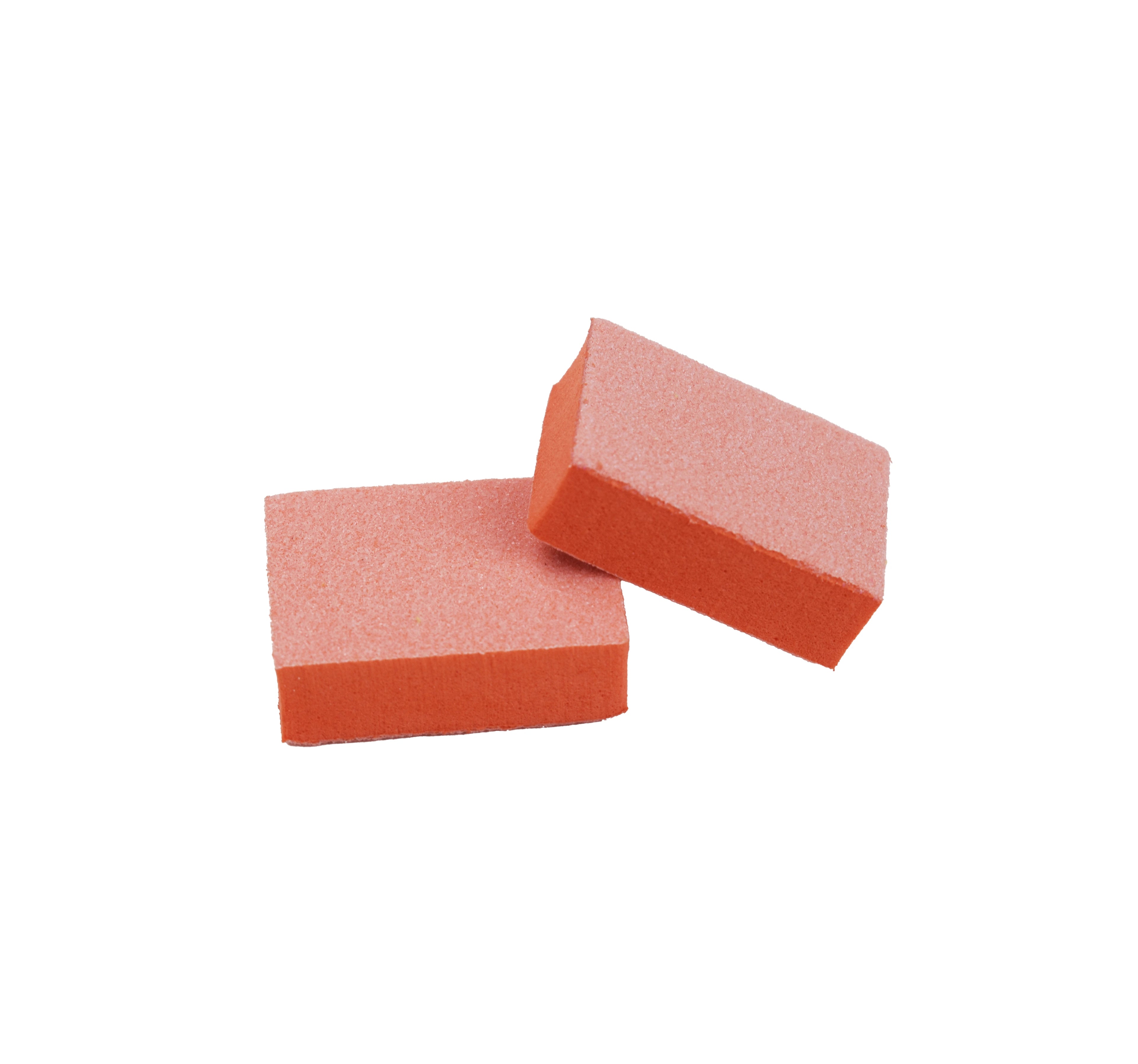 Mini Buffer Blocks (130 pcs) – Orange Buffing Blocks for Nail Care, Ideal for Acrylic and Natural Nails, 1.37in x 0.98in x 0.47in, Professional Manicure and Pedicure Tools