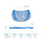 Pedicure Bags for Feet Pedicure Liners Disposable 100/200/400pcs, Spa Liners for Pedicure 48'' x 48'' x 9.5 mic Blue Spa Liners Foot