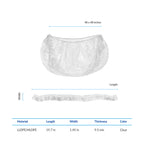 Pedicure Bags for Feet Pedicure Liners Disposable 100/200/400pcs, Spa Liners for Pedicure 48'' X 48'' X 9.5 mic Clear Spa Liners Foot