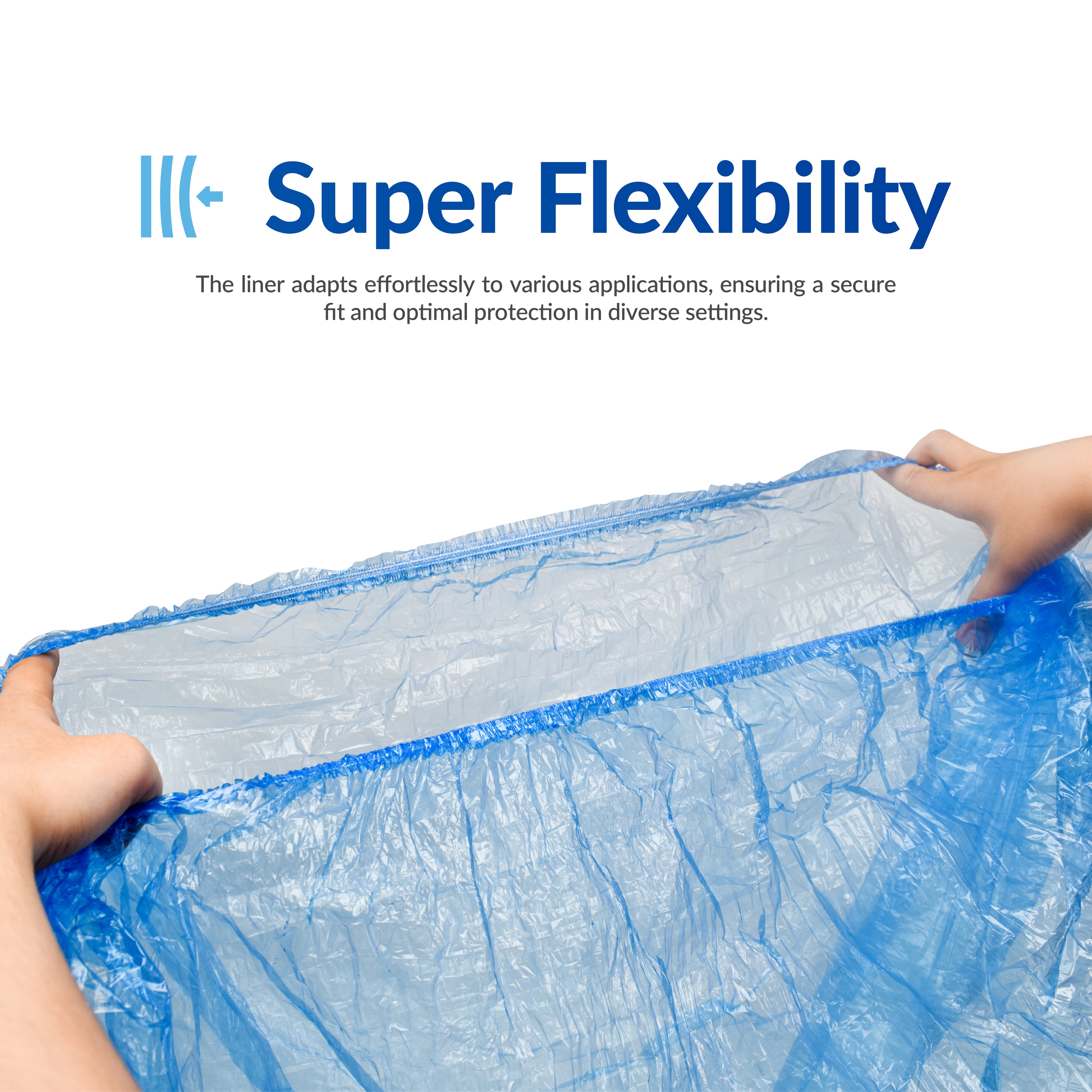 Disposable Spa Liner Combo Offer – Clear/Blue + Free Gel Nail