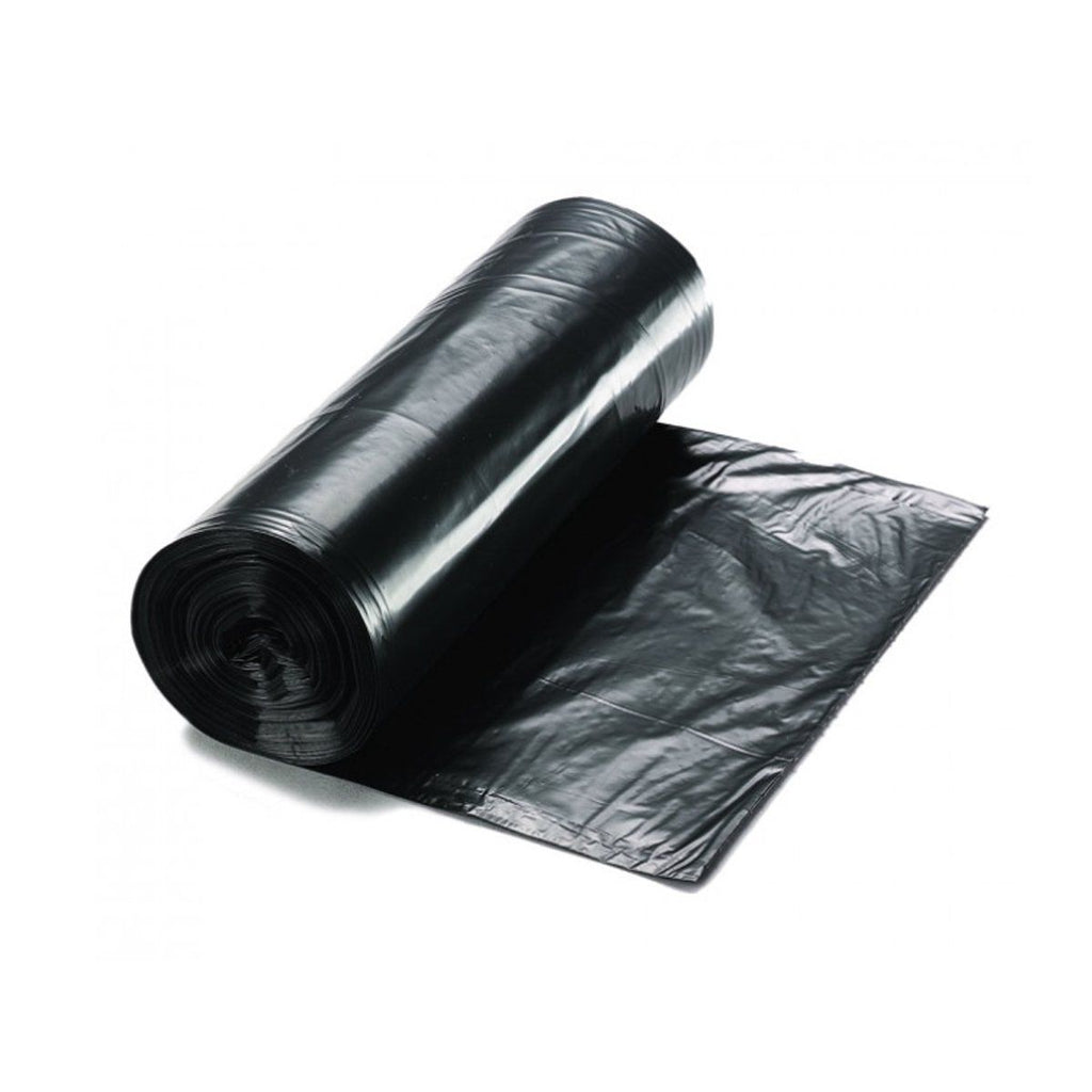 LLDPE Black Trash Bags 33 Gallon – Heavy Duty Garbage Bags, 33x39 Inch, 1 Mil, Tear-Resistant & Leak-Proof, 20 Bags per Roll, Ideal for Home, Office & Commercial Use