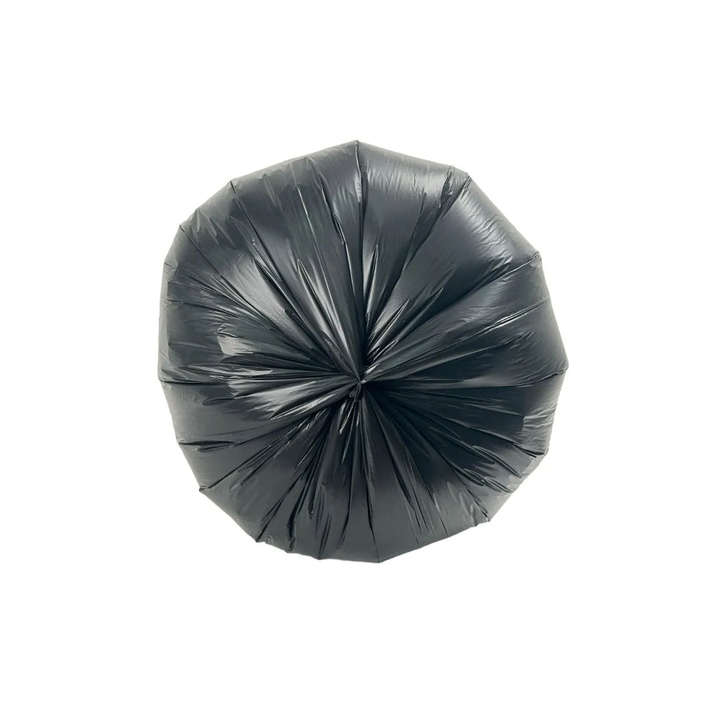LLDPE Black Trash Bags 33 Gallon – Heavy Duty Garbage Bags, 33x39 Inch, 1 Mil, Tear-Resistant & Leak-Proof, 20 Bags per Roll, Ideal for Home, Office & Commercial Use