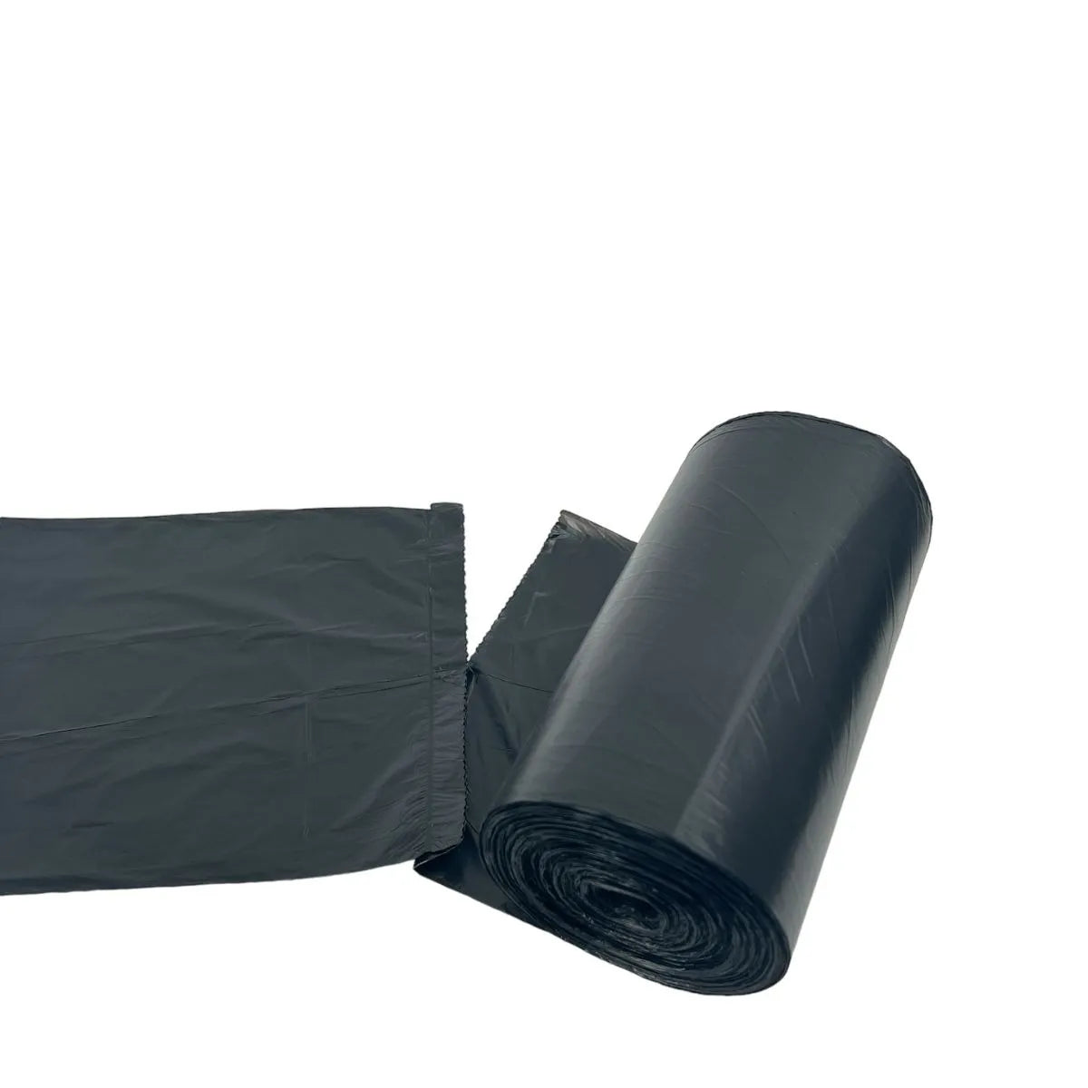 LLDPE Black Trash Bags 33 Gallon – Heavy Duty Garbage Bags, 33x39 Inch, 1 Mil, Tear-Resistant & Leak-Proof, 20 Bags per Roll, Ideal for Home, Office & Commercial Use