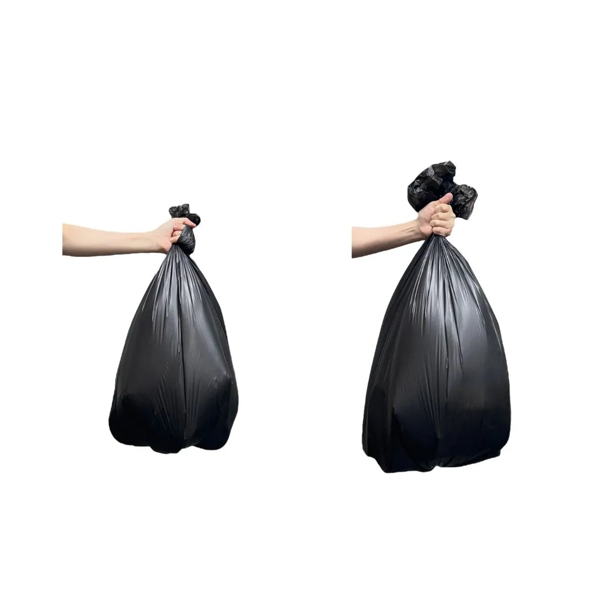 LLDPE Black Trash Bags 33 Gallon – Heavy Duty Garbage Bags, 33x39 Inch, 1 Mil, Tear-Resistant & Leak-Proof, 20 Bags per Roll, Ideal for Home, Office & Commercial Use