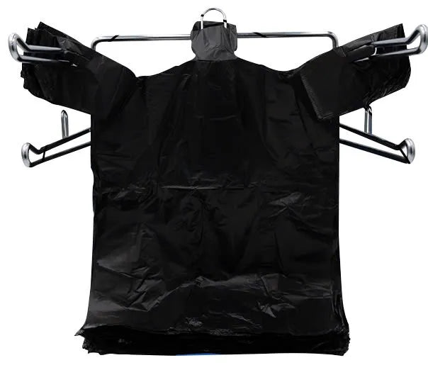 Black T-Shirt Plastic Bags, 7” x 5” x 15”, No Print, Durable Grocery & Retail Carry Bags, Lightweight & Tear-Resistant, Bulk Pack 2000 Bags, Ideal for Shops & Takeaway