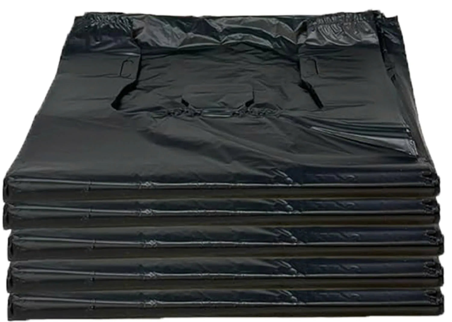 Black T-Shirt Plastic Bags, 7” x 5” x 15”, No Print, Durable Grocery & Retail Carry Bags, Lightweight & Tear-Resistant, Bulk Pack 2000 Bags, Ideal for Shops & Takeaway